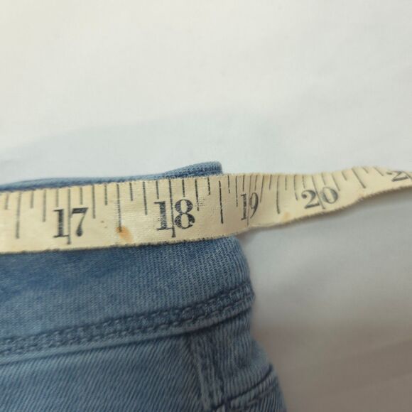 J Jill Womens 16 37x28 Blue Authentic Fit Cropped Slim Straight Jeans - Picture 4 of 6